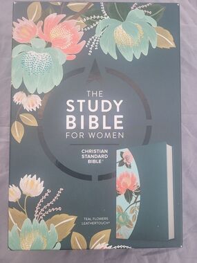 The Study Bible for Women - Teal Floral
